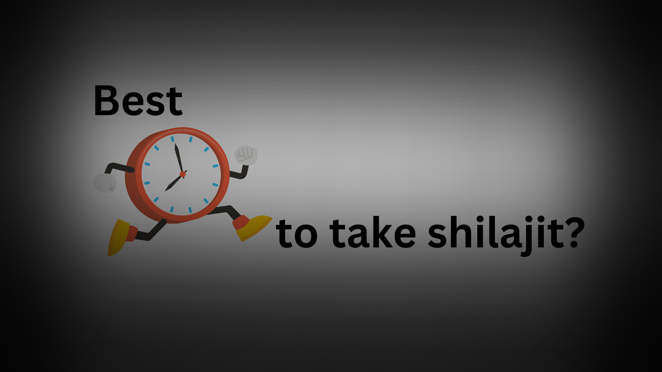 best time to take shilajit